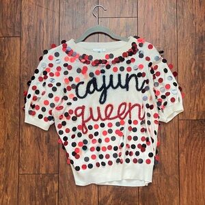 Queen of Sparkles Cajun Queen Sweater